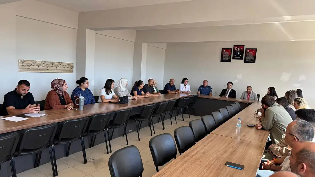Tomarza’da okullarda yeni dönem hazırlığı: Liseler tek tek incelendi!