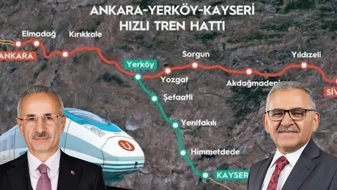 Uraloğlu'ndan Kayseri'ye YHT müjdesi: Büyükkılıç'tan anında yanıt!