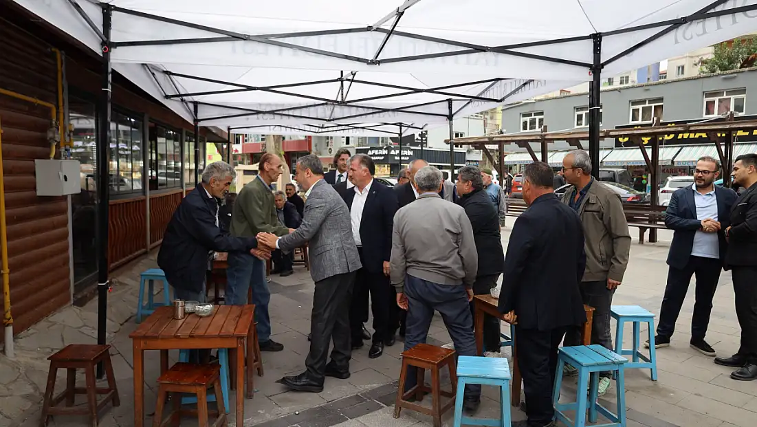 Yahyalı’da dikkat çeken hareketlilik! AK Partili Vekil sahada...