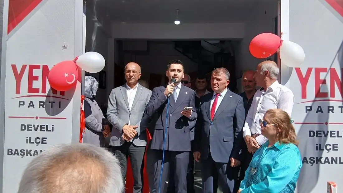 YENİ Parti’den Develi’de yeni başlangıç: İlçe başkanlığı açıldı