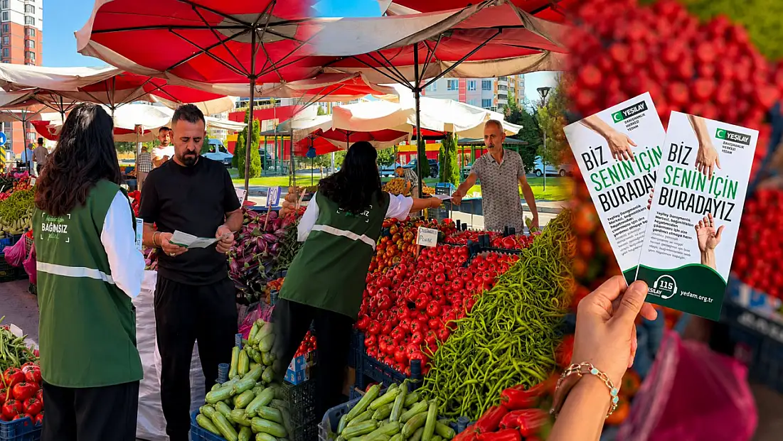Yeşilay Kayseri’den Yakut Pazar Yeri’nde YEDAM tanıtımı