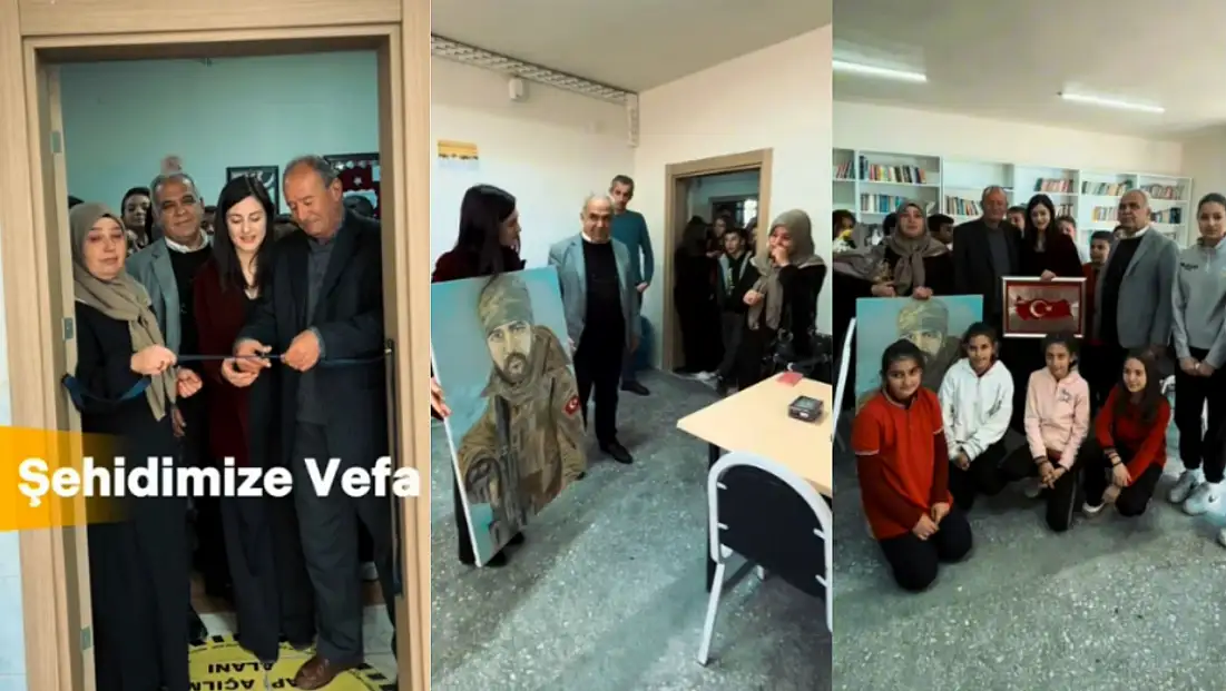 Zincidere’de kütüphane açılışı duygulandırdı