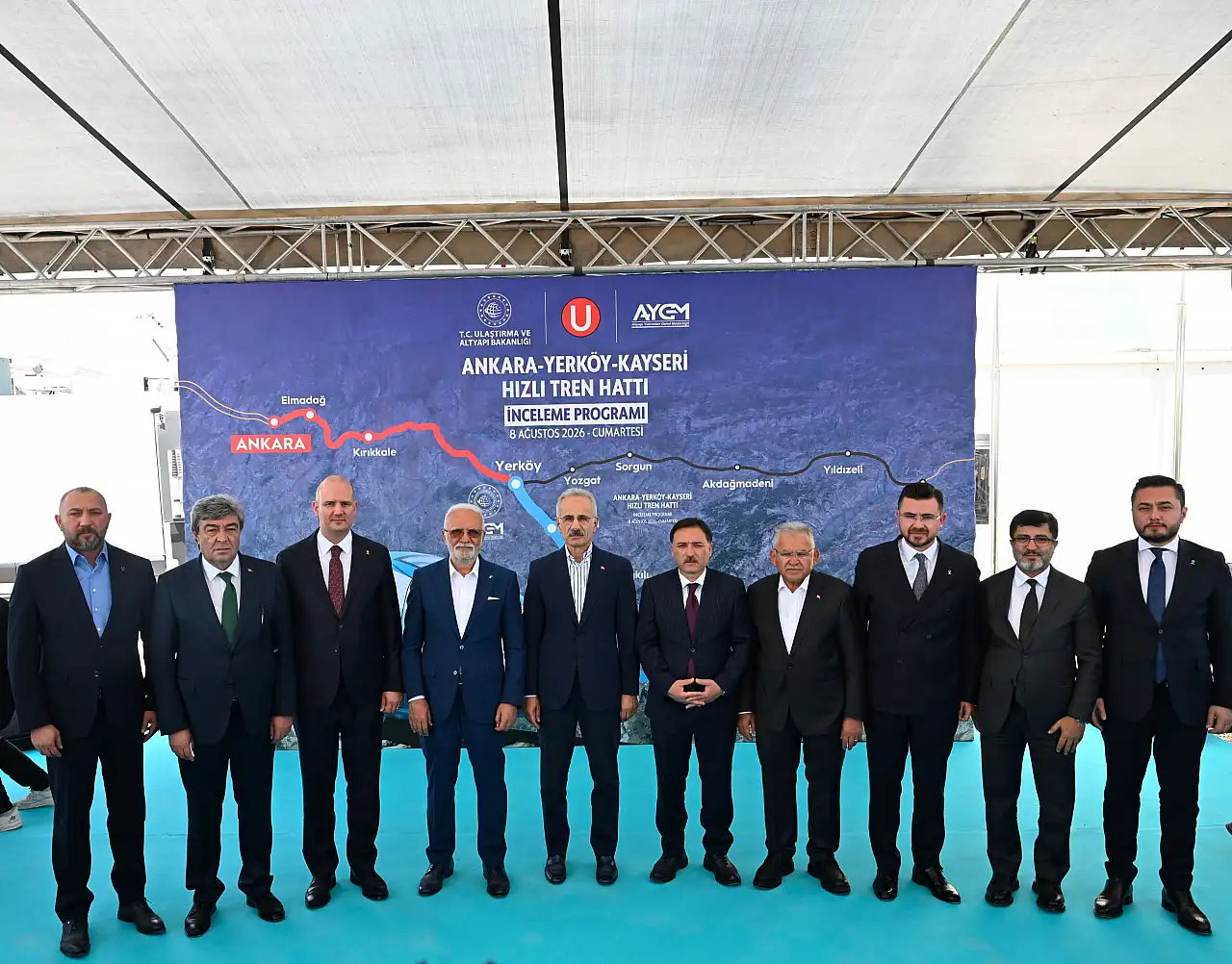 Kayseri'de yıllık 5,5 milyon yolcu ve 3 milyon ton yük taşıyacak proje