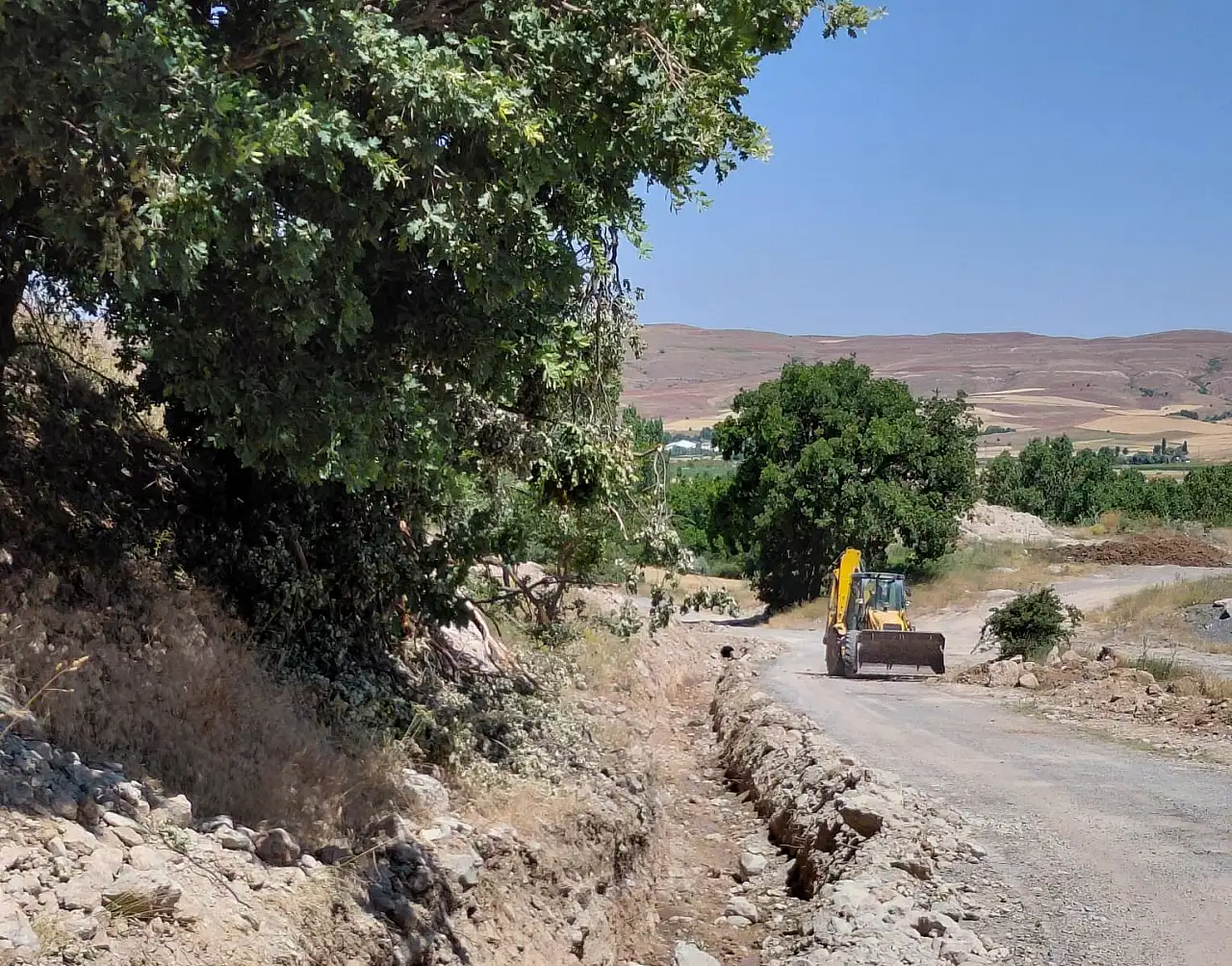 Heyelan kapatmıştı! Kayseri'deki yol ulaşıma açıldı