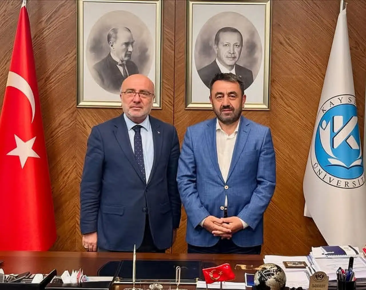 Hacdan dönen Rektörlere anlamlı ziyaret