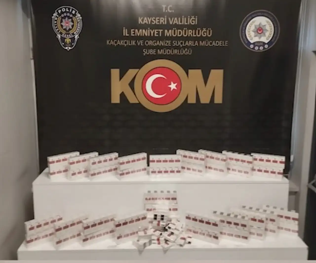 Kayseri'de operasyon: Şüphelilerin adreslerinden çıkanlar dikkat çekti