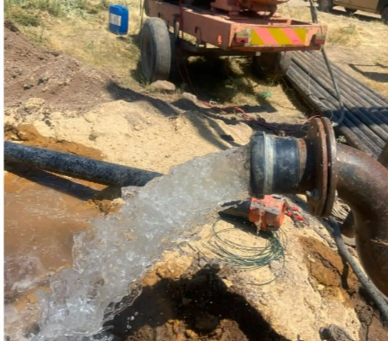 Kayseri'de binlerce hayvana can suyu! Sondajdan bereket fışkırdı