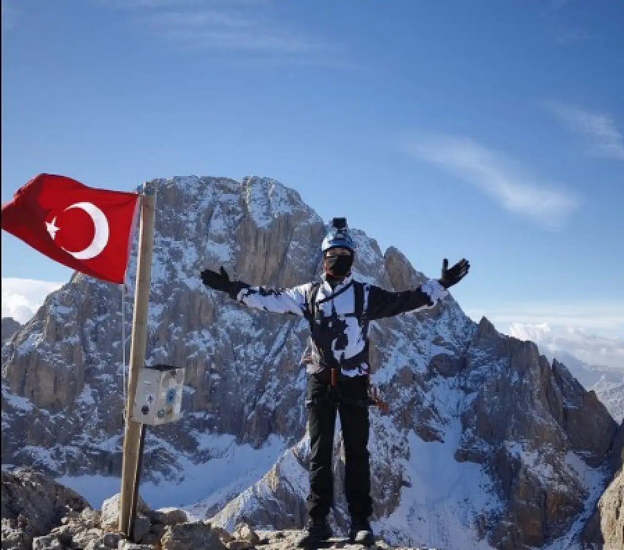 Kayserili dağcılar zoru başardı! İşte o zirve