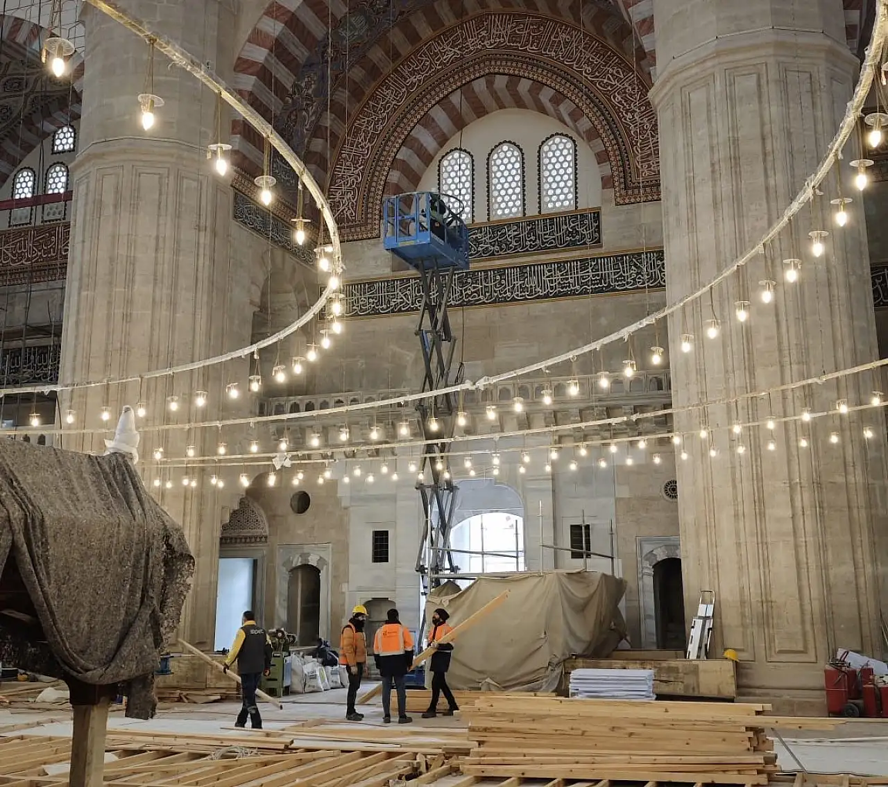 Mimar Sinan'ın eserini Kayserili ustalar yeniden aydınlatacak