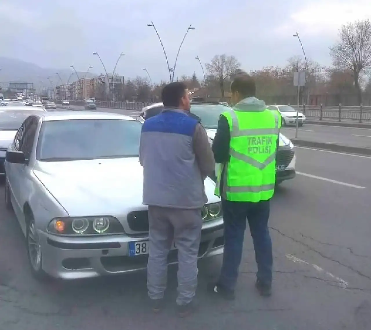 Kayseri'de trafikte terör estiren sürücülere ceza!