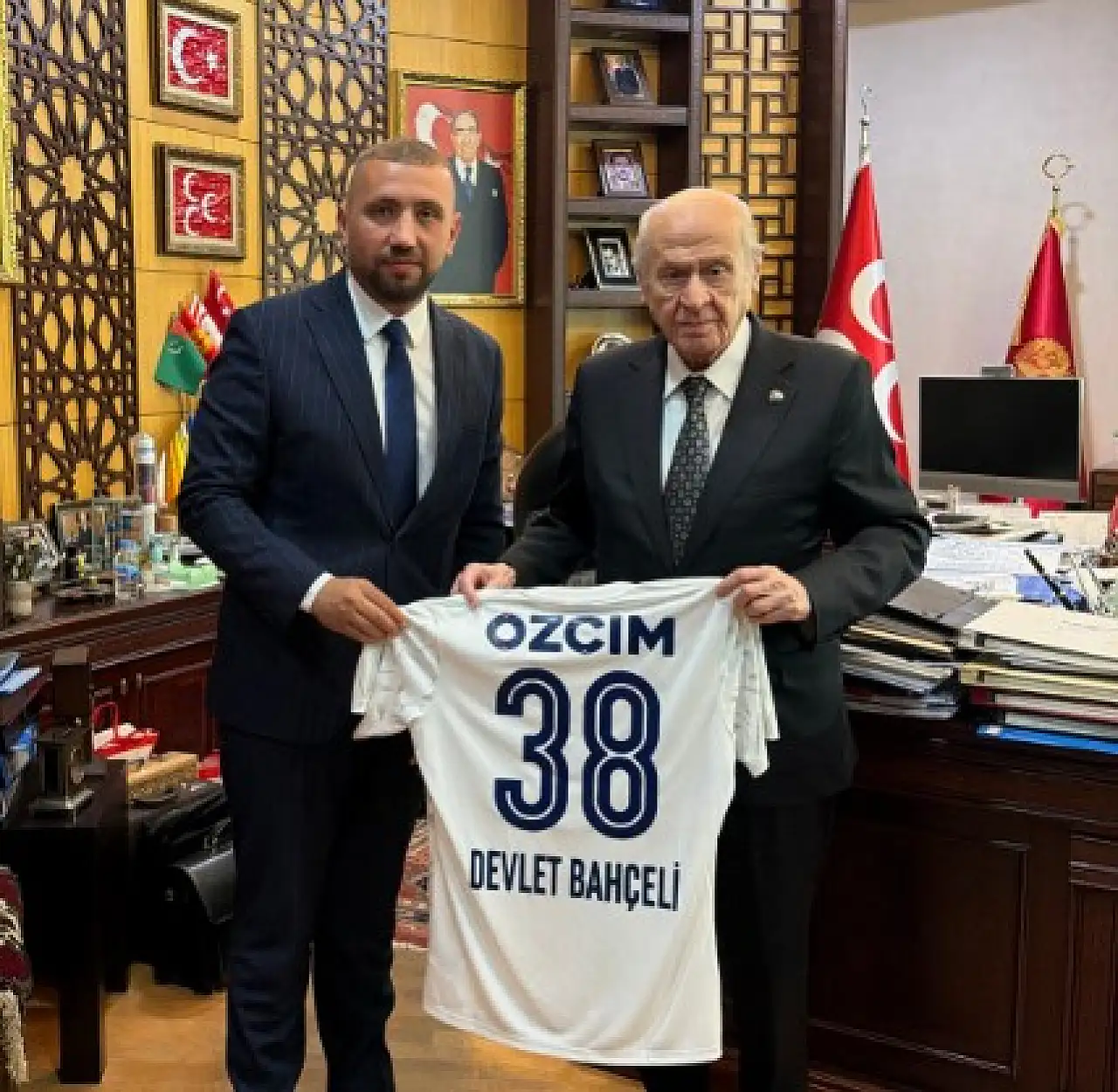 Erciyes 38 FK yönetiminden Devlet Bahçeli'ye ziyaret