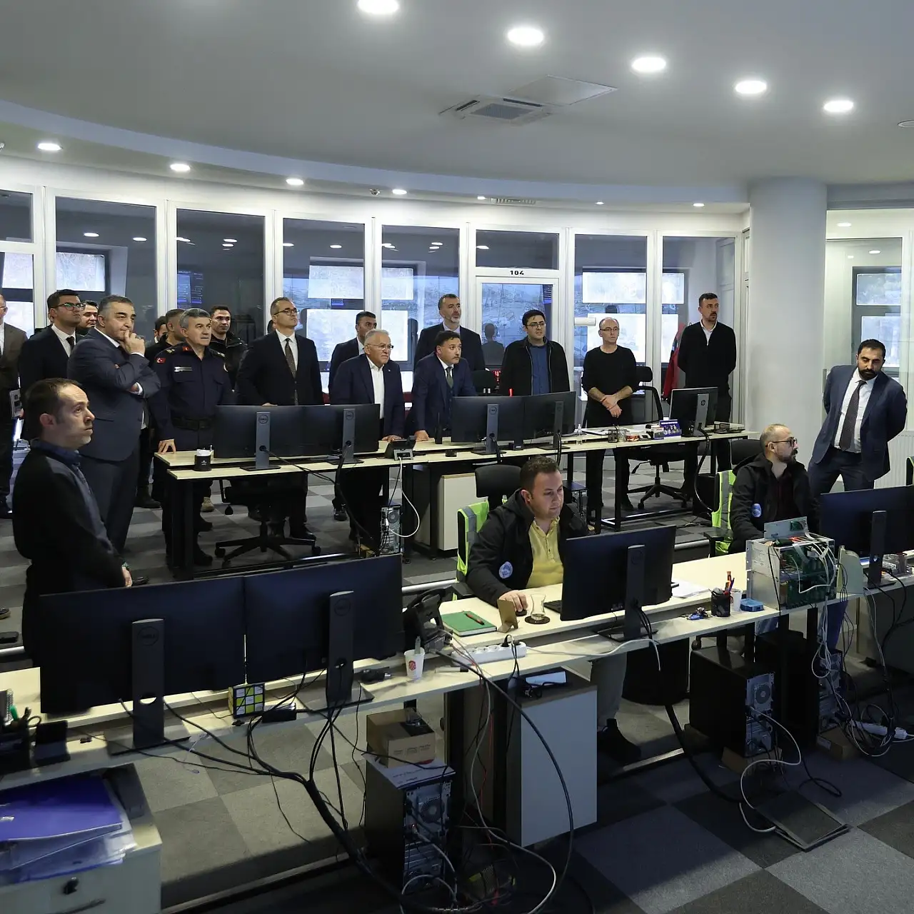 Kayseri'de trafik bu merkezden yönetiliyor