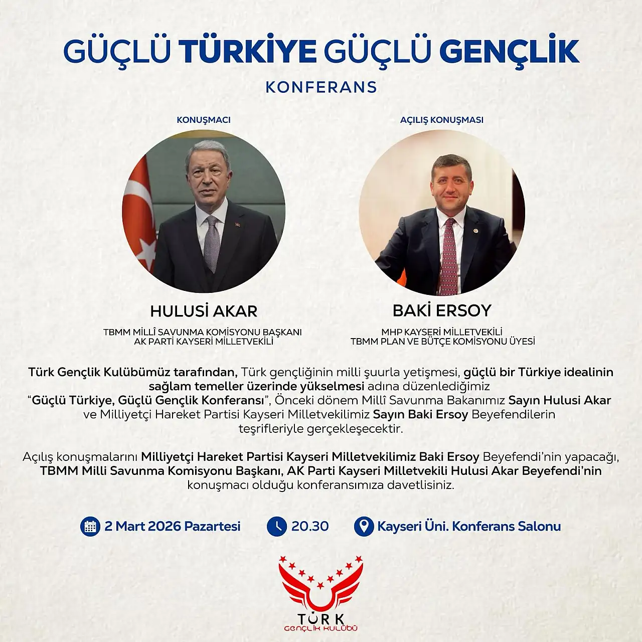 Akar Ülkücülere seslenecek!