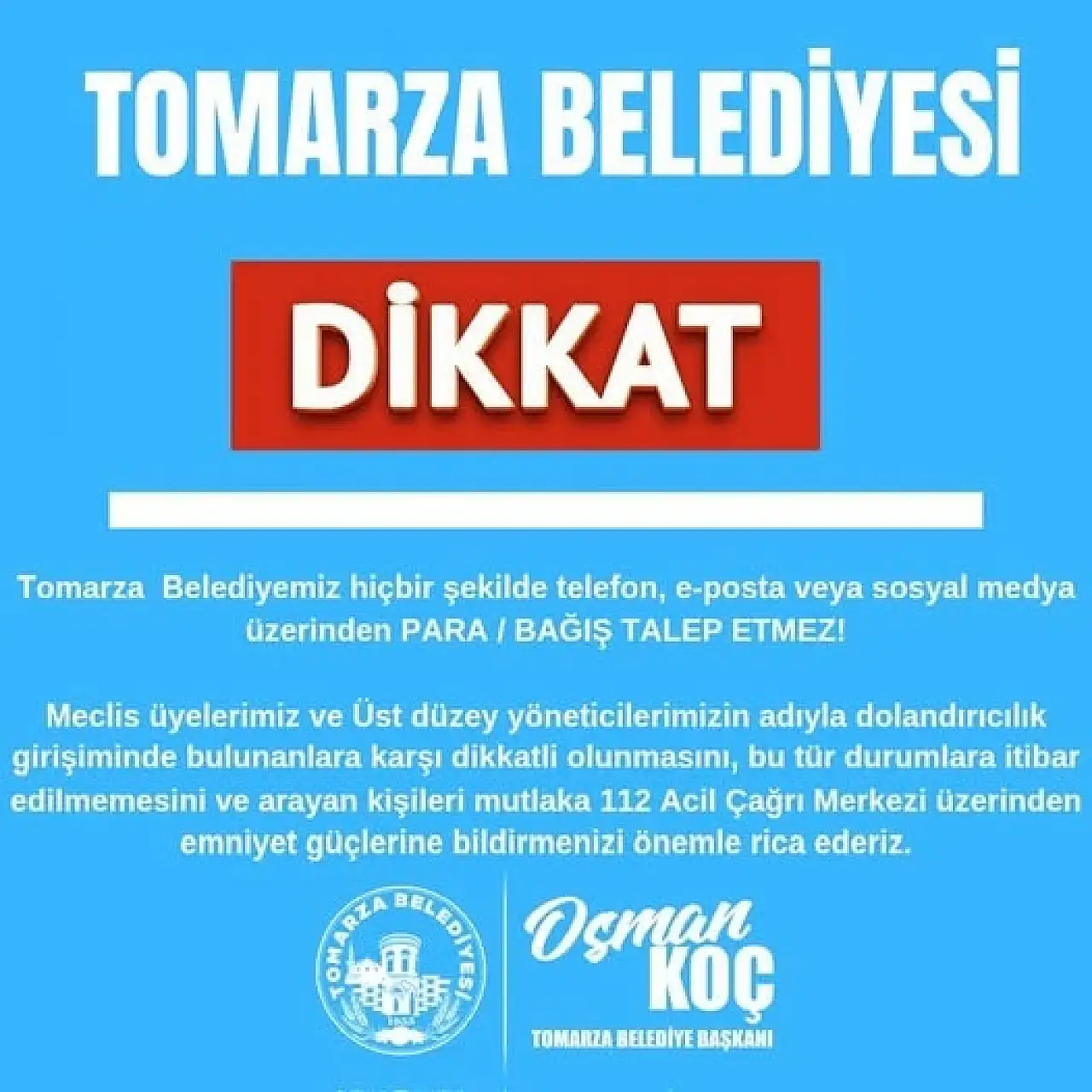 Başkandan vatandaşlara kritik uyarı: Sakın inanmayın!