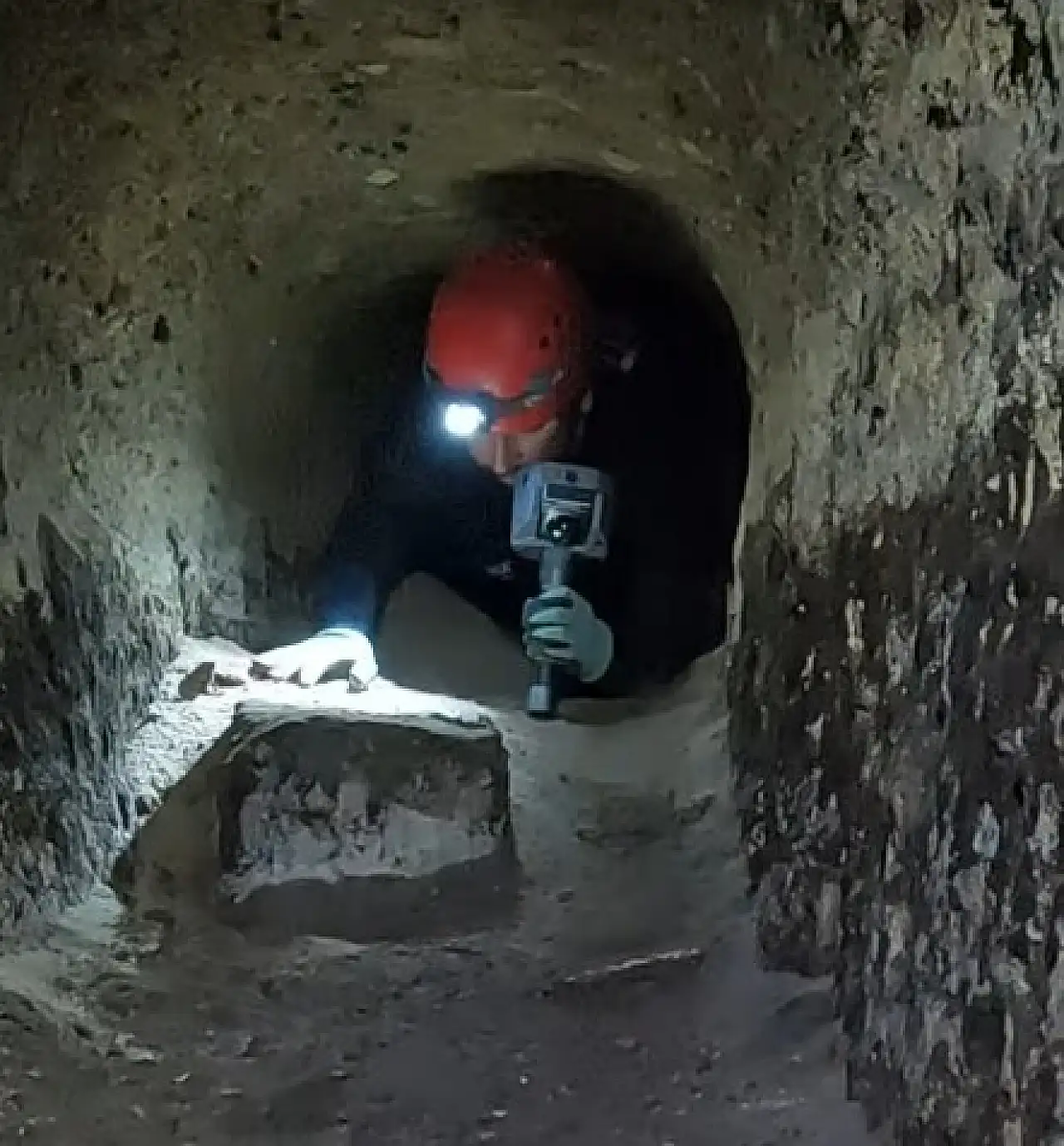 Ürgüpte yeni bulunan yeraltı şehrinin görüntüleri ortaya çıktı