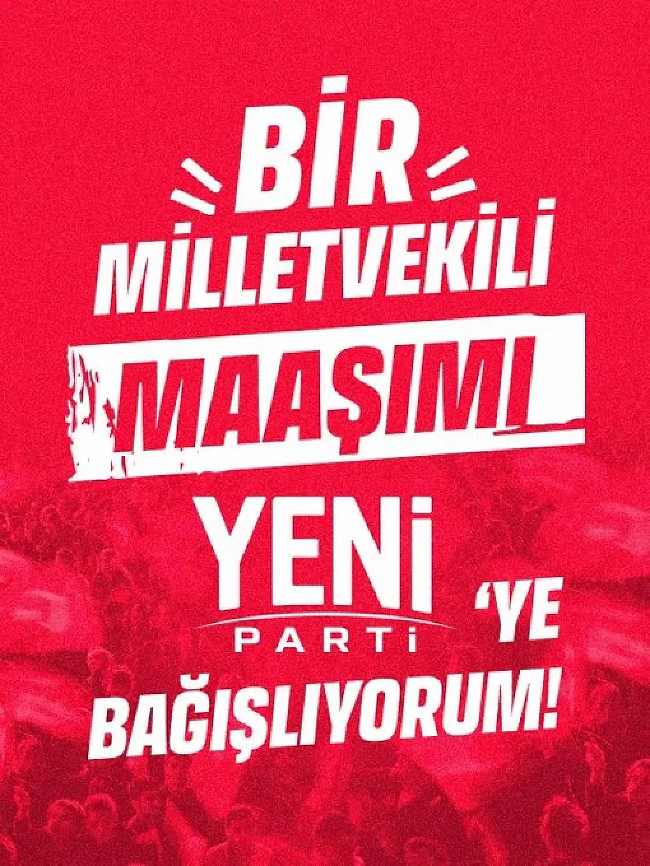 Kayseri Milletvekili bir maaşını bağışlayacak