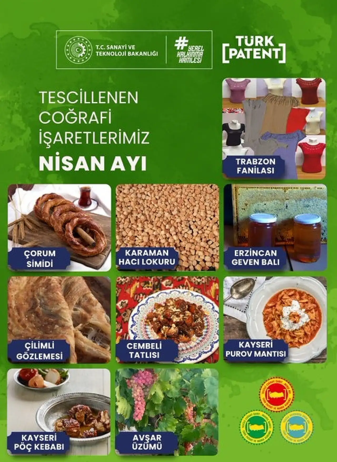 Kayseri mutfağında iki geleneksel lezzet daha tescillendi