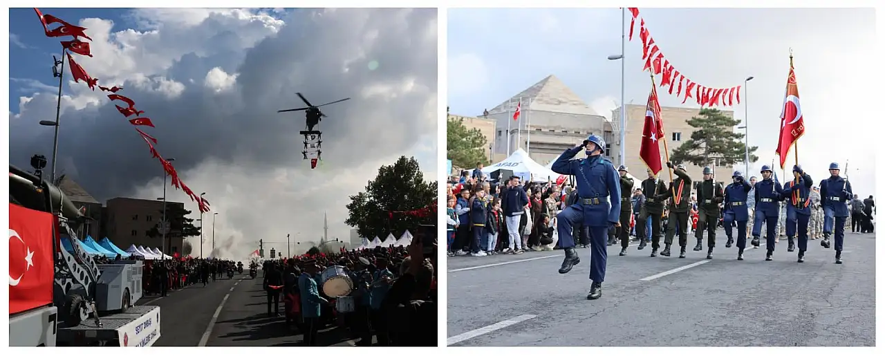 Kayseri'de Cumhuriyet coşkusu