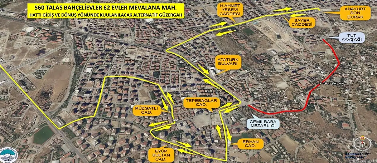 Kayseri'de o yolu kullanacaklar dikkat! Kapanıyor