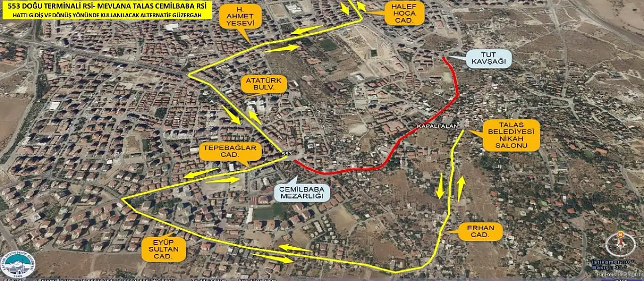 Kayseri'de o yolu kullanacaklar dikkat! Kapanıyor