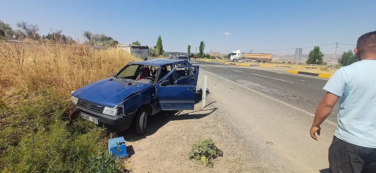 Kayseri'de kaza! Çevredekiler olay yerine koştu