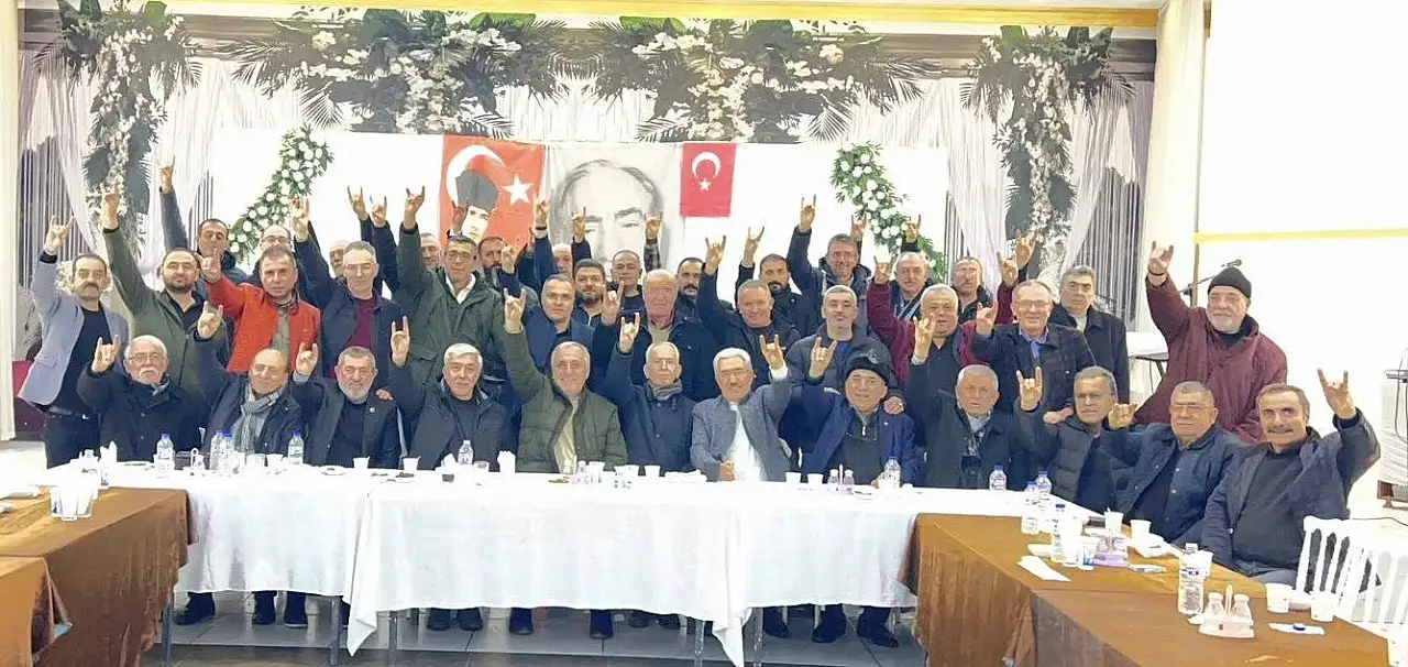 Kayseri'de 35 yıllık Ülkücülerden dikkat çeken Belsin buluşması