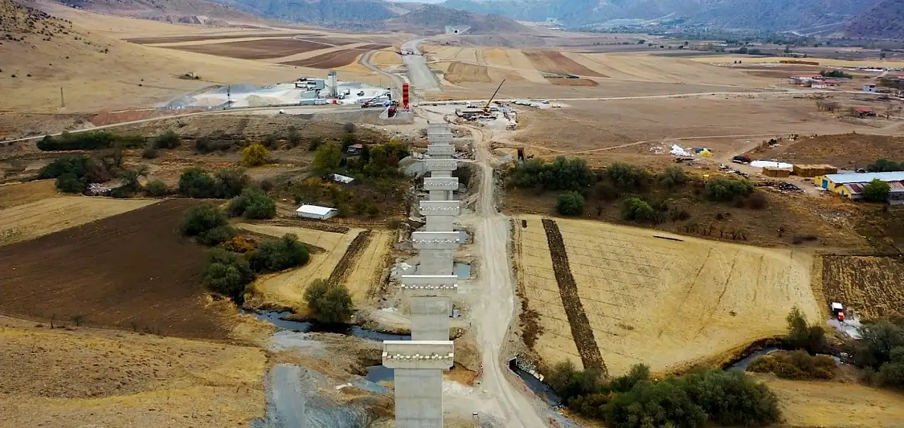 İşte Kayseri hızlı tren inşaatının son hali