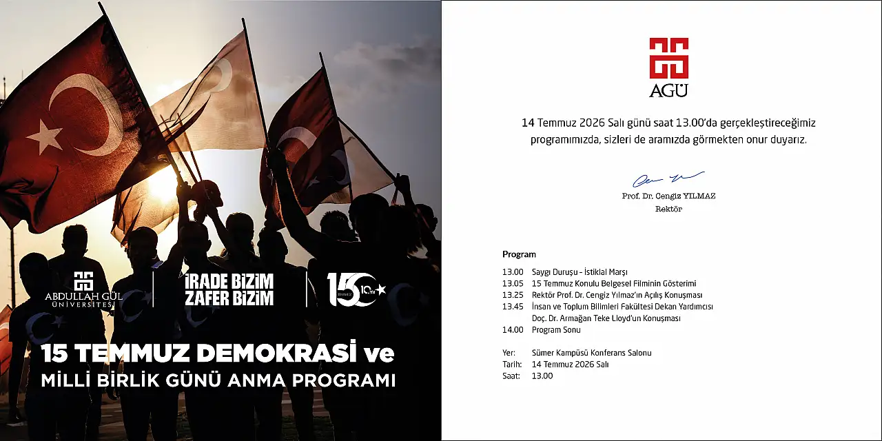 Kayseri'de 15 Temmuz anma programı için geri sayım başladı!