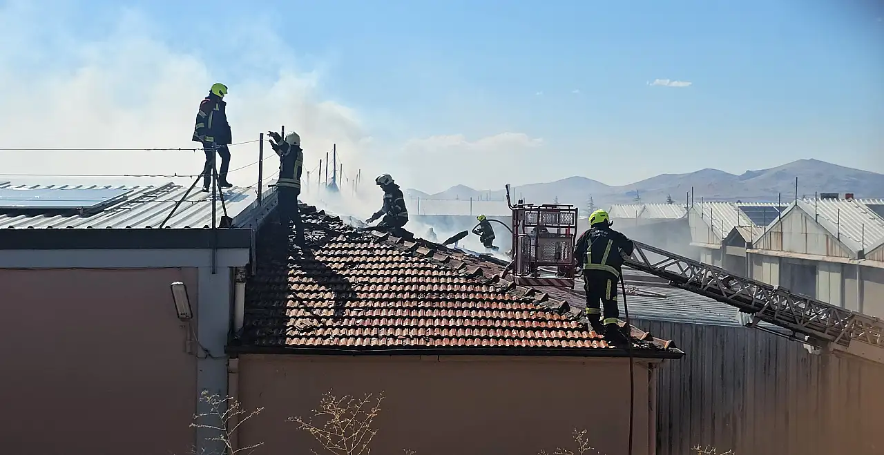 Flaş! Kayseri OSB'de fabrika yangını