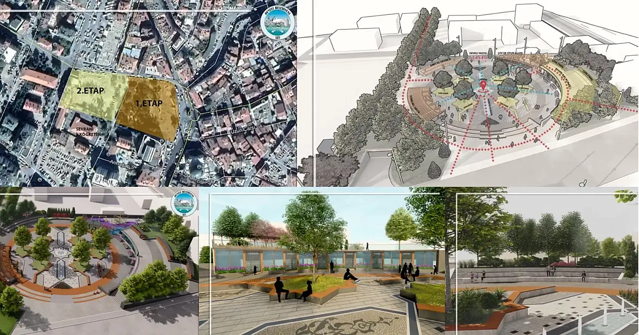 Kayseri'de merakla beklenen Meydan projesi ortaya çıktı! Alta otopark yapılıyor