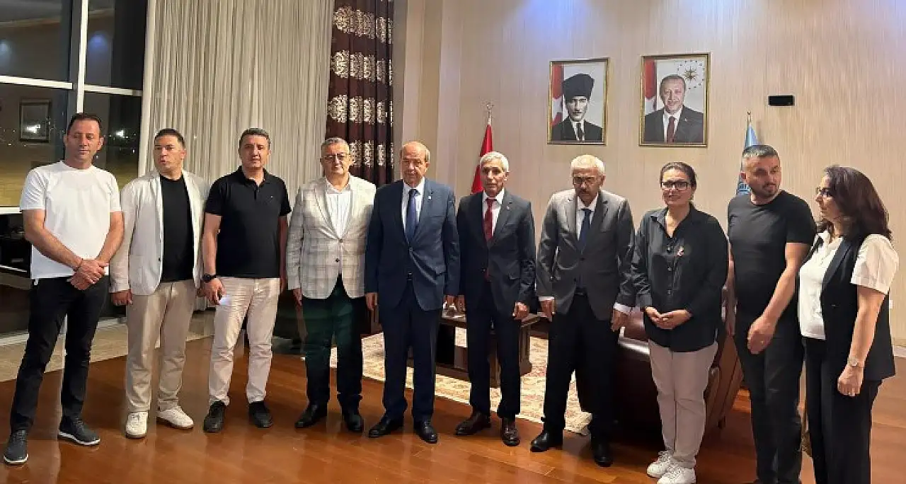 Flaş! KKTC 5. Cumhurbaşkanı Kayseri'de