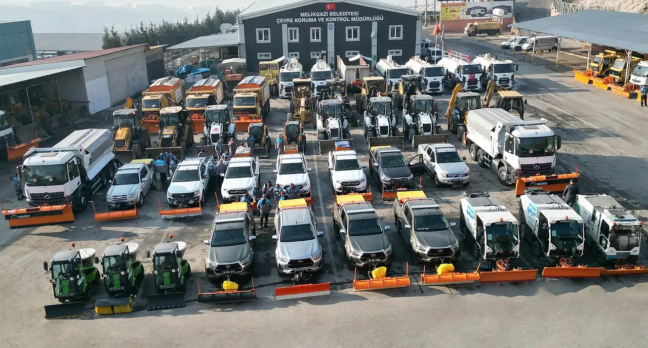Melikgazi'de kış hazırlıkları tamamlandı