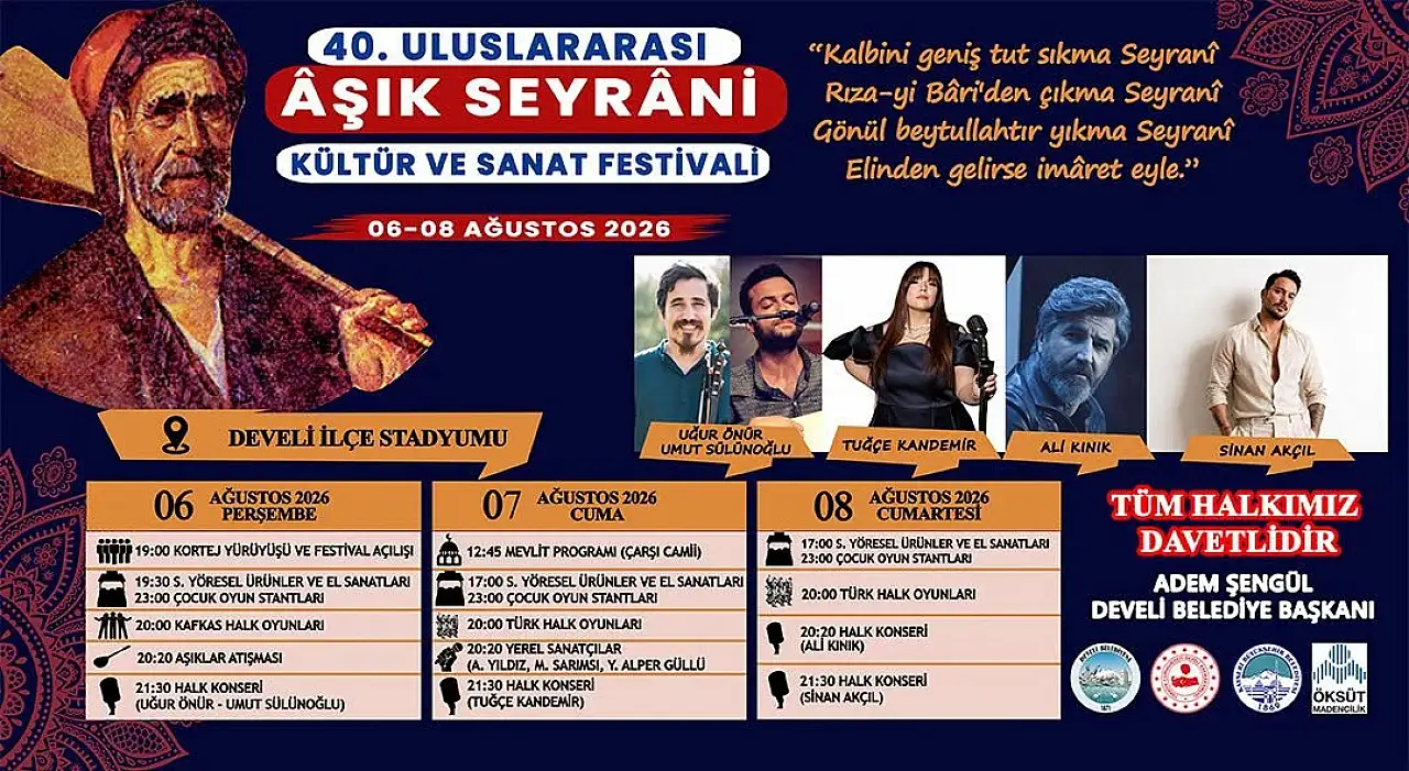 Kayseri'de üç günlük festival heyecanı: Ücretsiz olacak!