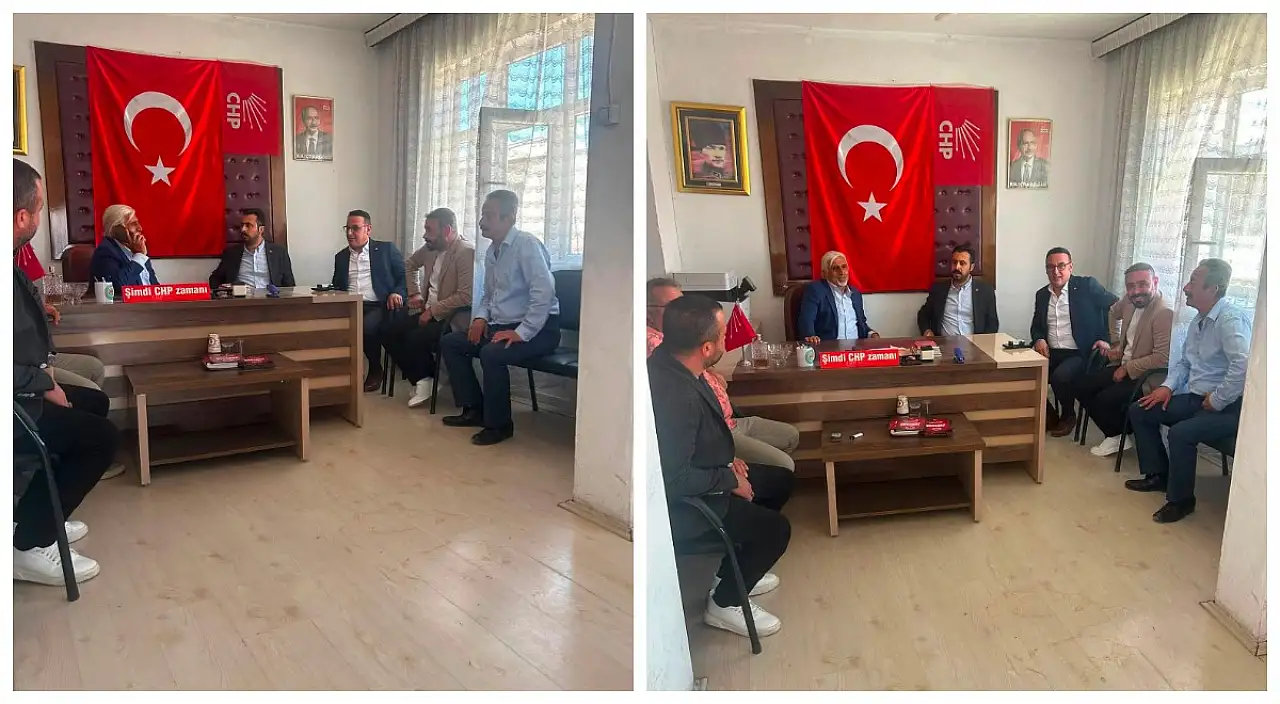 CHP Kayseri yönetimi Sarız'a çıkarma yaptı! Belediye Başkanına ulaşılamıyor