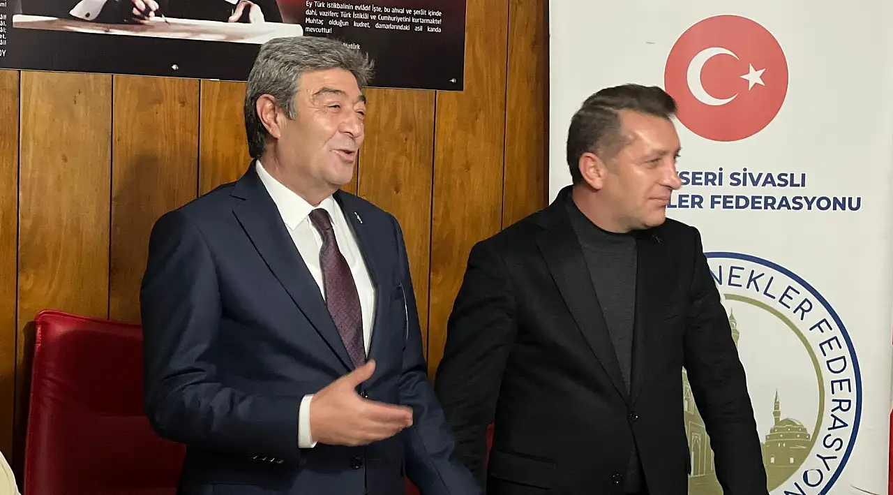 Milletvekili Ataş Kayseri'deki Sivaslılarla buluştu