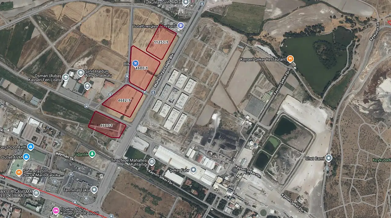 Kayseri Şeker o gözde arsaları satışa çıkarttı! Dudak uçuklatan fiyat