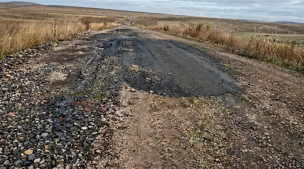 Kayseri'de çukurlu yol tepkisi! Yetkililerden çözüm bekliyorlar