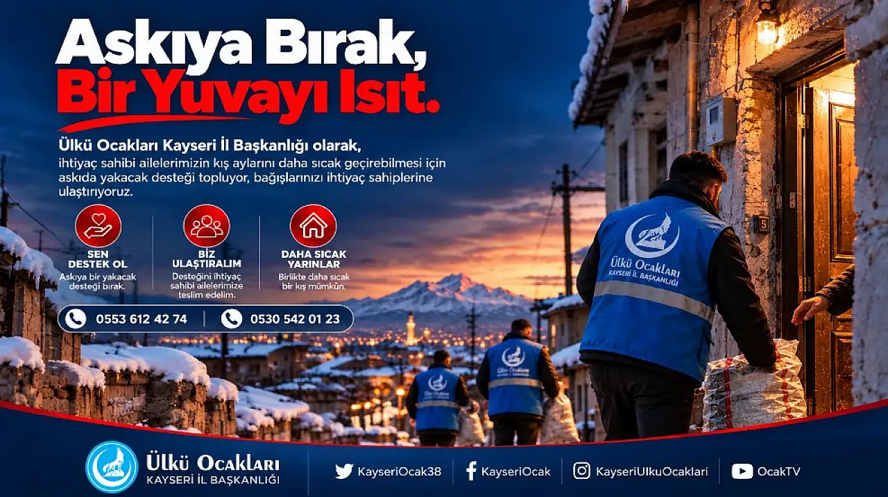 Ülkü Ocakları Kayseri'de kış öncesi harekete geçti!