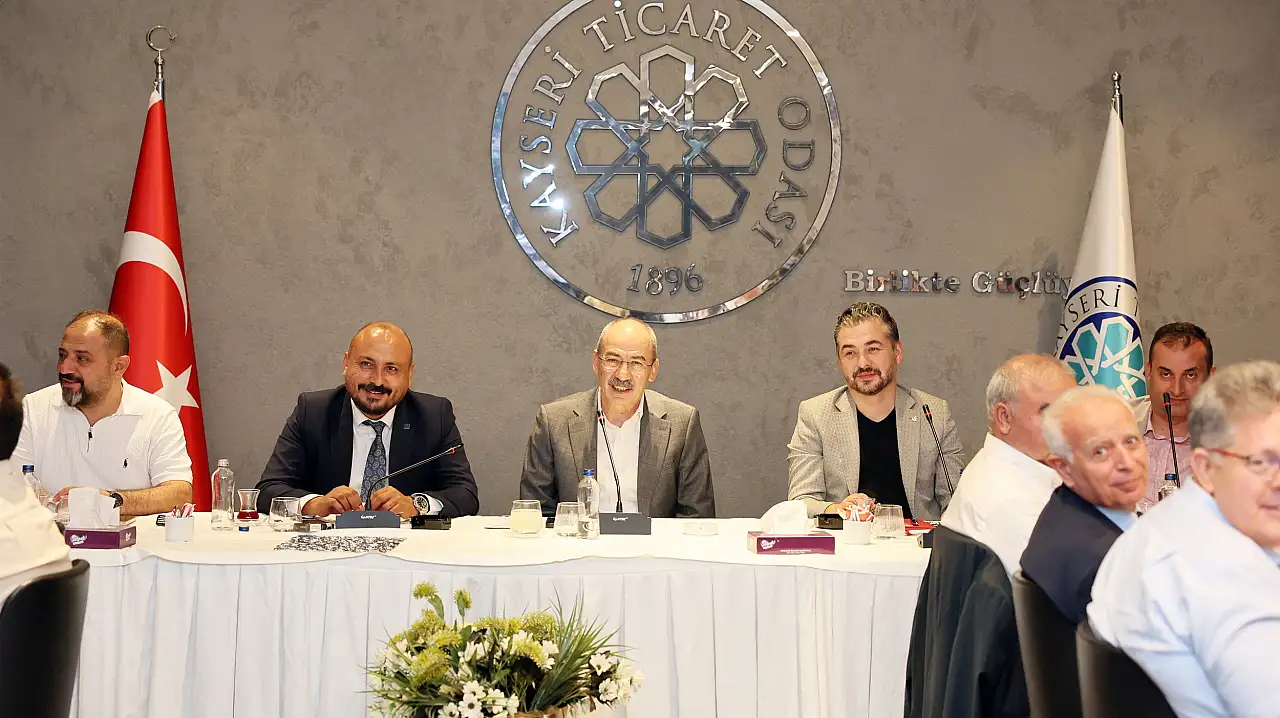 KTO'da Kayseri zirvesi! Meslek odaları aynı masada buluştu!