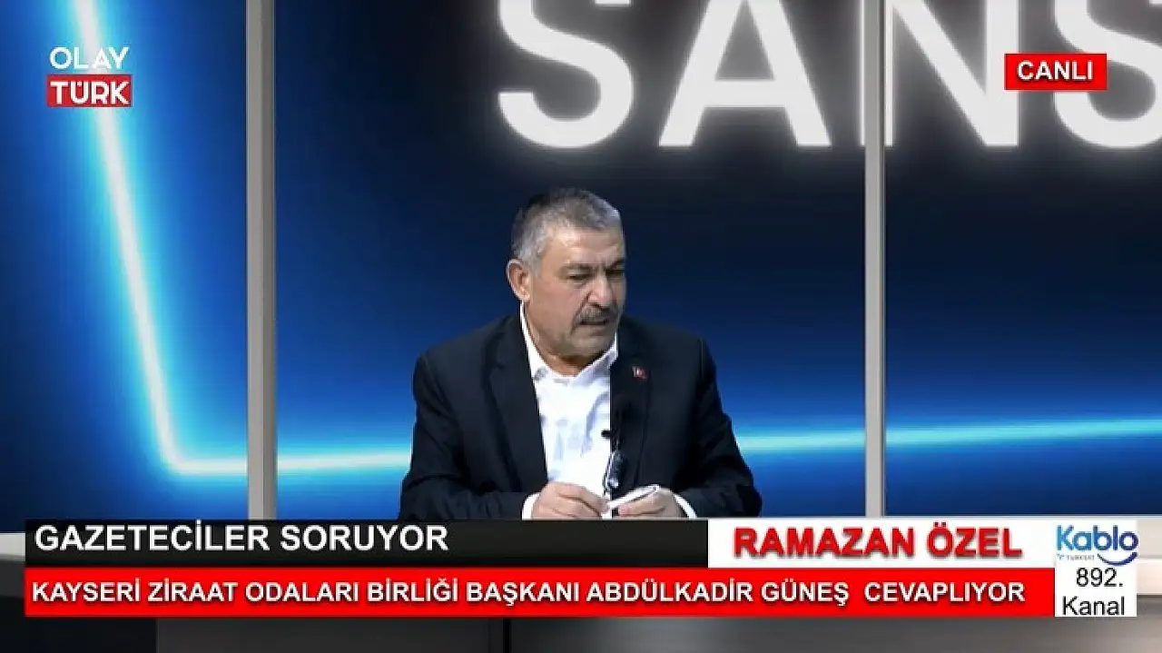 Kayseri'de bu sene kuraklık olacak mı? Başkan canlı yayında son durumu açıkladı