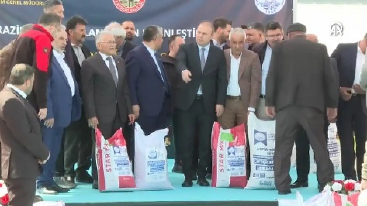 Kayseri'de vatandaşlara 600 ton ücretsiz dağıtıldı
