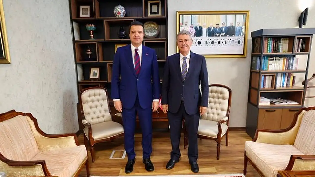 Özışık İl Başkanıyla, Akay Genel Başkanıyla görüştü!