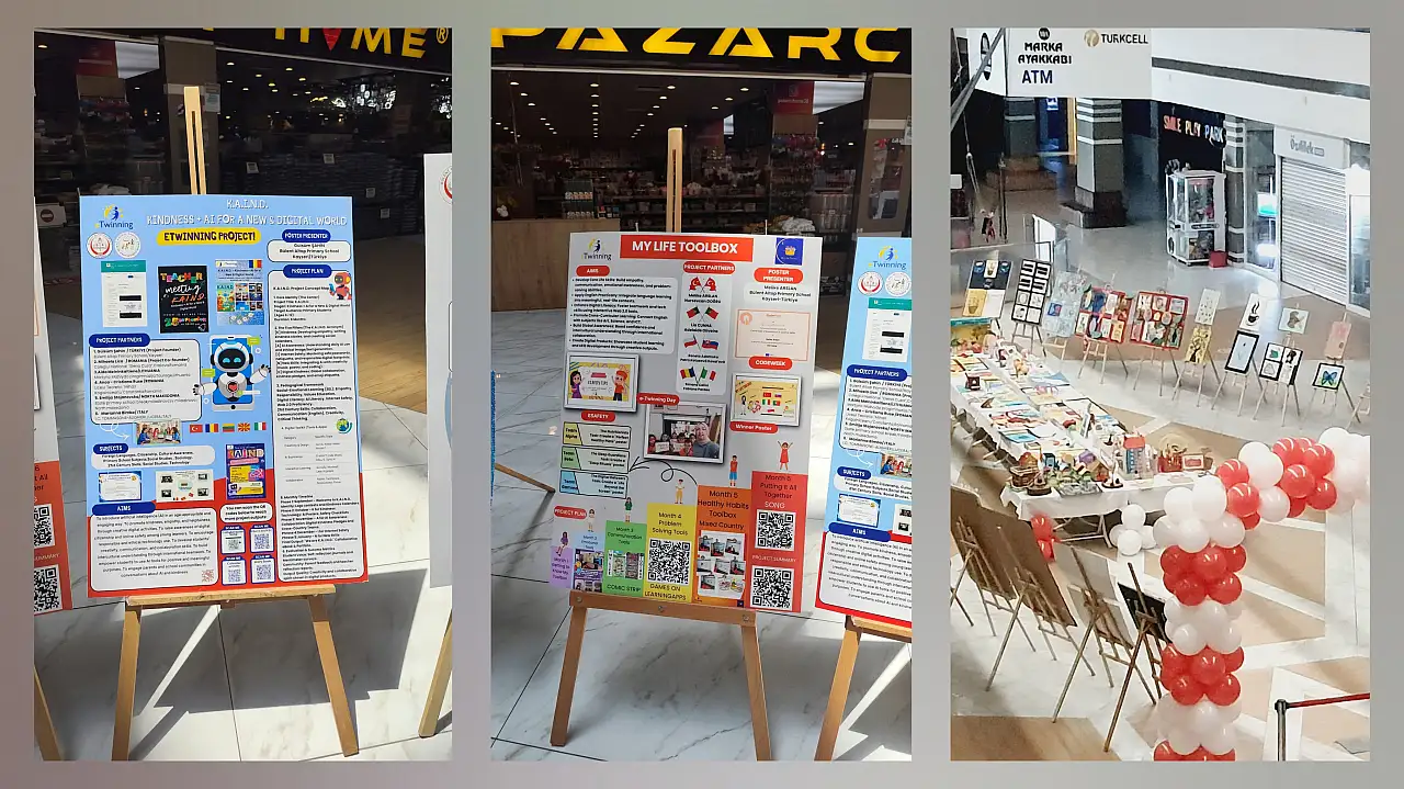 Kayseri'de öğrencilerin çalışmaları sergilendi!