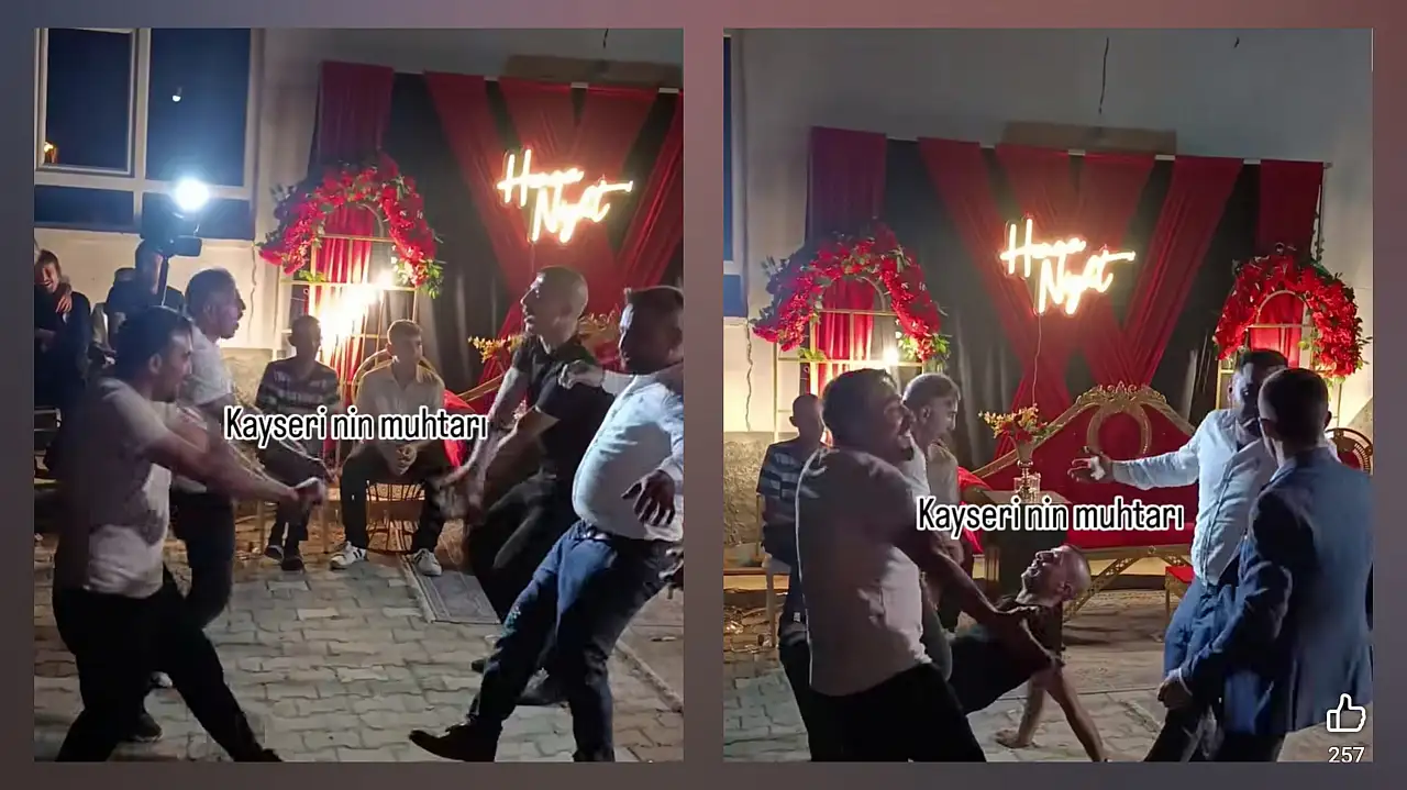 Sosyal medyada herkes Kayseri'deki bu düğünü konuşuyor! Yok böyle bir oyun
