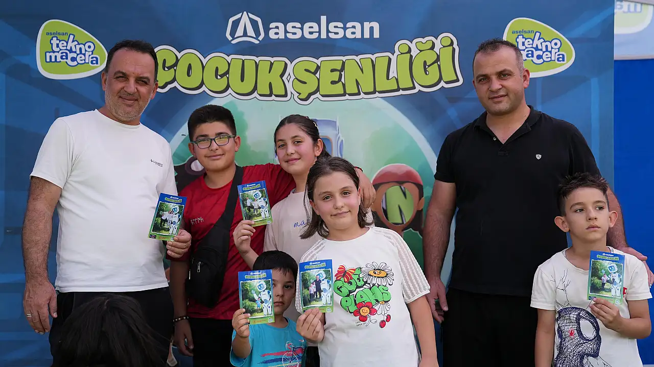 Geleceğin mucitleri Kayseri'deki ASELSAN Çocuk Şenliği'nde buluşuyor