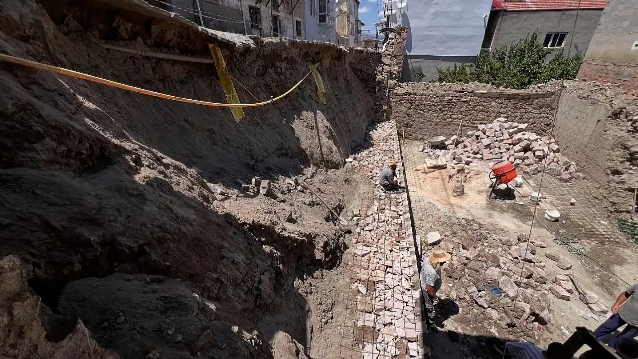 Kayseri’de heyelan! Çalışmalar başladı