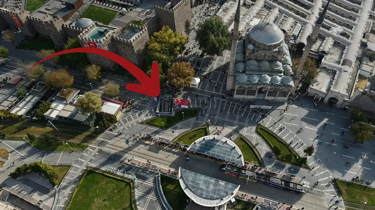 Kayseri’de Yeraltı Çarşısı’nın girişi değişiyor!