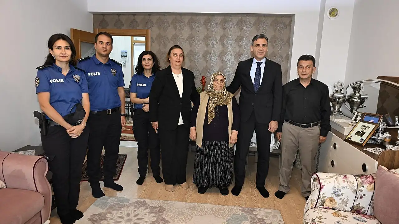 Müdür Aydın’dan şehit ailelerine bayram ziyareti