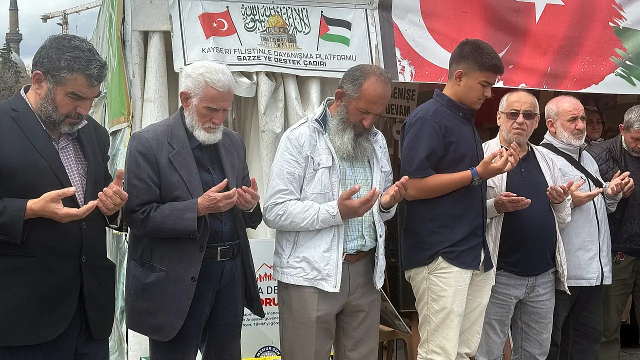 Kayserili kadınlar Gazze için bir araya geldi