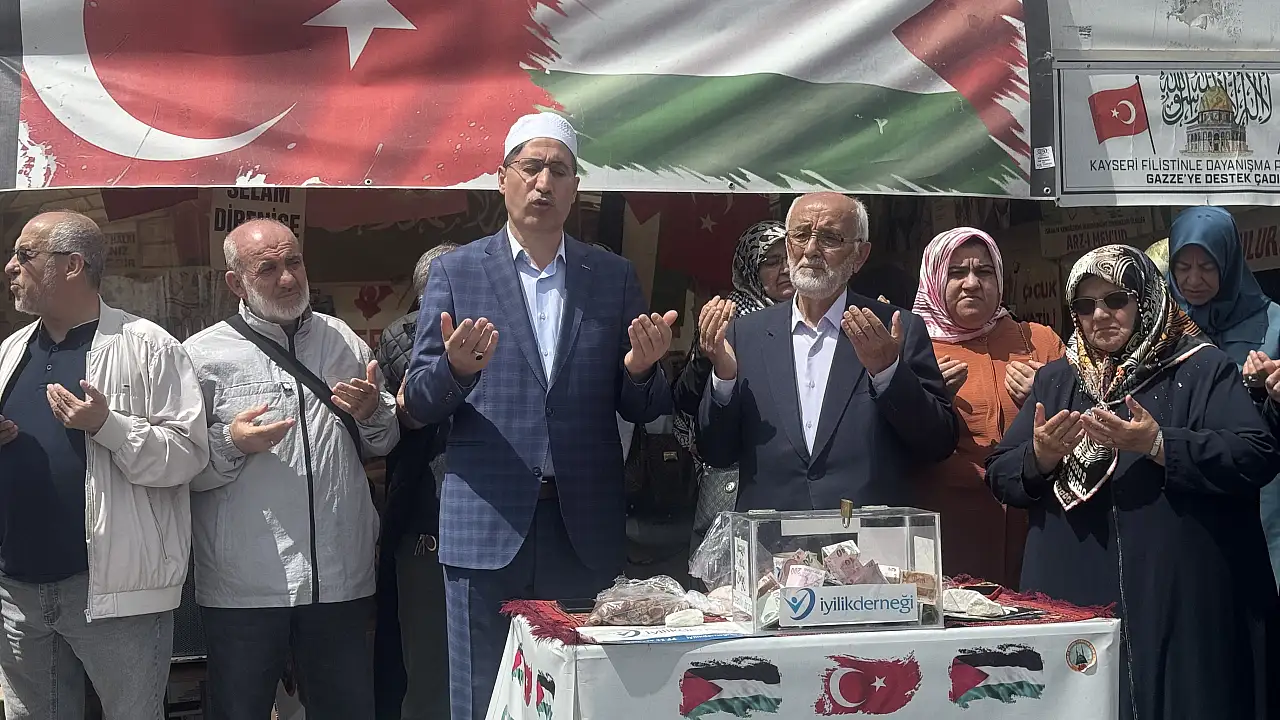 Kayserili kadınlar Gazze için bir araya geldi